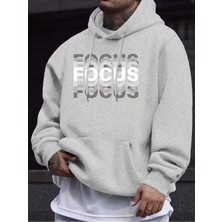 Divin Erkek Baskılı Sweatshırt 3iplik Kaliteli Kumaş Oversize Kesim