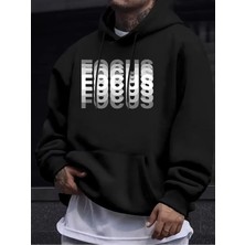 Divin Erkek Baskılı Sweatshırt 3iplik Kaliteli Kumaş Oversize Kesim