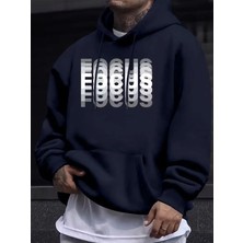 Divin Erkek Baskılı Rgg Sweatshırt 3iplik Kaliteli Kumaş Oversize Kesim