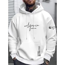 Divin -Erkek Baskılı Sweatshırt 3iplik Kaliteli Kumaş Oversize Kesim