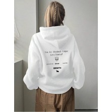 Divin -Kadın Baskılı Sweatshırt 3iplik Kaliteli Kumaş Oversize Kesim