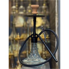 Dr Karam Hookah Dr Karam Zarif Alüminyum Takım Siyah Nargile Şık Görünüm ile Modern Tasarım