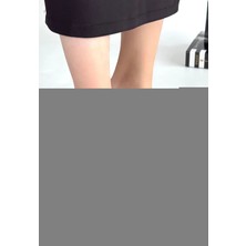 Erbilden Erja Nude Desenli Triko Topuklu Terlik