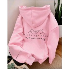 Divin Kadın Baskılı Sweatshırt Kaliteli Kumaş Oversize Kesim