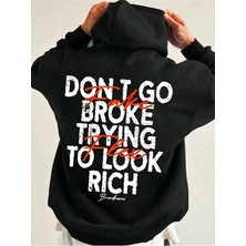 Divin Erkek Baskılı Sweatshırt 3iplik Kaliteli Kumaş Oversize Kesim