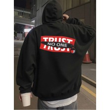 Divin Erkek Baskılı Sweatshırt 3iplik Kaliteli Kumaş Oversize Kesim