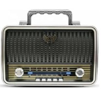 Cesicey KM Retro Nostaljik Radyo Bluetooth Vintage Gri