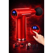 Thomax 6 Başlıklı Profesyonel Darbeli Masaj Tabancası ve Titreşimli Masaj Aleti