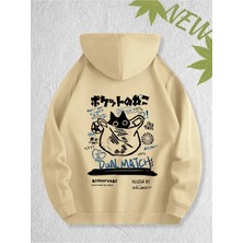 Divin -Unısex Baskılı Sweatshırt 3iplik Kaliteli Kumaş Oversize Kesim