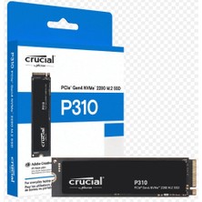 Crucial P310 500GB SSD Gen 4 M.2 Nvme Pcıe CT500P310SSD8 (3500 - 6600MB/S) , 2280 , 2 Yıl Garanti(Resmi Garantili)
