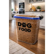 Büyük Boy  15 kg Köpek Maması Saklama Kabı Kutusu Sızdırmaz Vakumlu Silikonlu Hava Almayan 35 Lt Dir