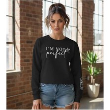 Divin Kadın Günlük Baskılı Oversize Sweatshirt