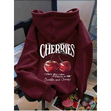 Divin Kadın Baskılı Sweatshırt Kaliteli Kumaş Oversize Kesim