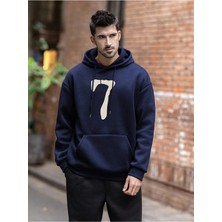 Divin Erkek 7 Baskılı Sweatshırt 3iplik Kaliteli Kumaş Oversize Kesim