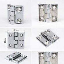 Fırıncı Depom Krom Kaplı Yaprak Menteşe 60X60 mm (6 Adet)