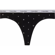 Calvin Klein Kadın Logo Imzalı Elastik Bel Bantlı Brezilya Kesimi Siyah Bikini Altı LV00QD5246-2YG