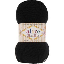 Alize Baby Best (5 Adet) 60 Siyah Renk El Örgü Ipliği