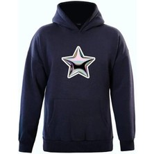 Divin Unisex Stüssy Star Sweatshirt Beyaz