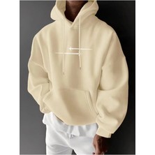 Divin Erkek Baskılı Sh Sweatshırt 3iplik Kaliteli Kumaş Oversize Kesim