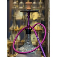 Dr Karam Hookah Dr Karam Zarif Nargile Alüminyum Takım Mov Şık Görünüm Özellikli Modern Tasarım