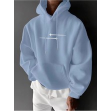 Divin Erkek Baskılı Sh Sweatshırt 3iplik Kaliteli Kumaş Oversize Kesim