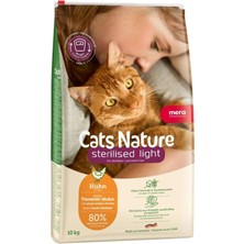 Mera Cats Nature Sterilised & Light Tahılsız Tavuklu Kısırlaştırılmış Kedi Maması 10 kg
