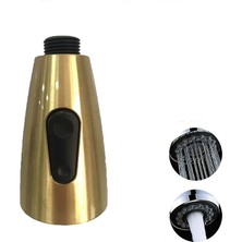 Yapıtaşı YT47A Kartepe Altın Gold Spiralli Mutfak Eviye Bataryası El Duşu 2fonksiyonlu