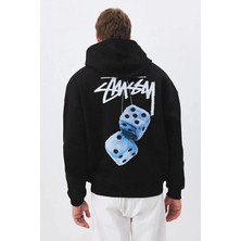 Divin Unisex Stüssy Zar Sweatshirt Beyaz