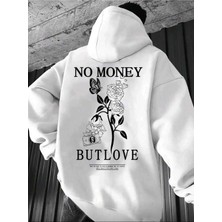 Divin Unısex Sırt Baskılı Oversize Kapüşonlu Sweatshirt– Sıcak, Rahat ve Trend