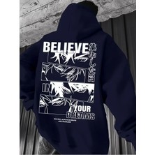 Divin Erkek Baskılı Mn Sweatshırt 3iplik Kaliteli Kumaş Oversize Kesim