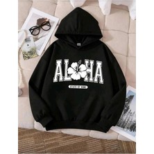 Divin Aloha Günlük Oversize Sweatshirt