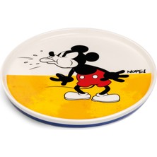 Egan Italy Egan Mıckey Mouse Tatlı Tabağı Sarı