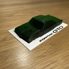 Riva Self Pontiac Gto 3D Tasarım Masaüstü Dekoratif Obje - Siyah & Beyaz