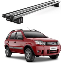 Today Auto Pençe Ford Ecosport (2010-2011) Uyumlu Gri Ara Atkı Port Bagaj Tavan Barı