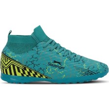 Slazenger Corner Hs Erkek Çocuk Halı Saha Turkuaz Futbol Ayakkabısı