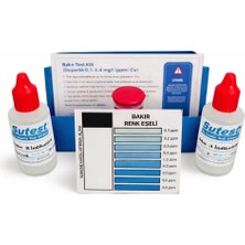 Mavi Su Havuz Sutest Bakır Test Kiti (0,1 – 4 Ppm Cu) – Su Analiz Kiti