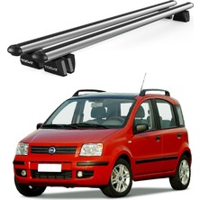 Today Auto Pençe Fiat PANDA(2003-2012) Uyumlu Gri Ara Atkı Port Bagaj Tavan Barı