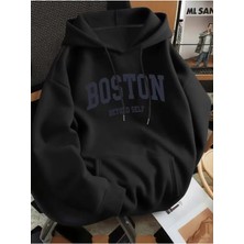 Divin Kadin Baskılı Fd Sweatshırt 3iplik Kaliteli Kumaş Oversize Kesim