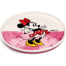 Egan Italy Egan Mıckey Mouse Tatlı Tabağı Pembe