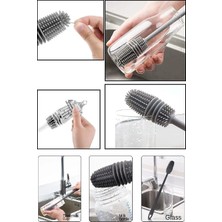 Güzelyüz Avm Silikon Temizleme Fırçası | Biberon Şişe Kavanoz Suluk Termos Sürahi Temizleme Fırçası