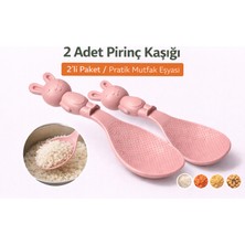Fixida 2 Adet Pirinç Kaşığı – Pratik Mutfak Kaşığı | Sevimli Tasarımlı