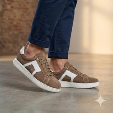 Marcobranchını Bağcıklı Hakiki Deri Erkek Sneaker Ayakkabı 614091M