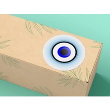 Casalinghi Nazar Boncuğu Etiketi Evil Eye Bead Label Yuvarlak Mat Sticker- 4 cm (40 Adet)