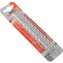 Tek-İş Sıra Klemens, No:2, 12X 4-6 Mm, Beyaz, Yanmaz