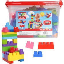 Asya Oyuncak ASYA 3134 PLAYBLOX BLOCK SHINE 133 PCS BUCKET