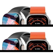 Aydogan's Hw8 Ultra Çift Kordon 49MM - Siri Nfc Bluetooth Arama Konuşma - Ios & Android Uyumlu Akıllı Saa