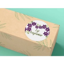 Bisaccia Iyi Bayramlar Sticker Ramazan Bayramı Kurban Festa Tebrikler 4 cm - 40 Adet