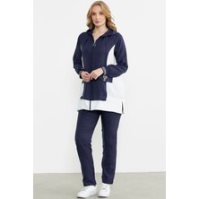 Tudik Collection Sementa 76448 Keten Görünümlü Kapüşonlu Tunik Takım
