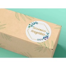 Bisaccia Sözümüze Hoşgeldiniz Etiketi Düğün Nişan Kına Etiketleri Serisi Mat 4 cm (100 Adet)