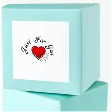 Bisaccia Just For You Etiket Kare Mat Sticker Thank You Serisi 4.5 cm (40 Adet)